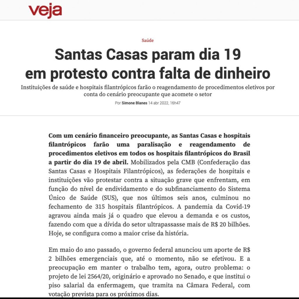 VEJA NA CMB